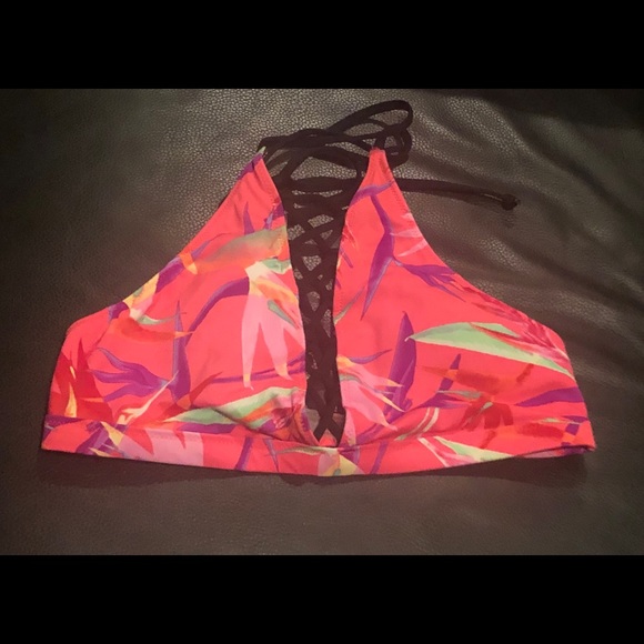 PINK Victoria's Secret Other - VS pink high neck swim top finial markdown!